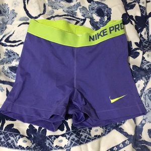 Nike Pro 3” Spandex Shorts